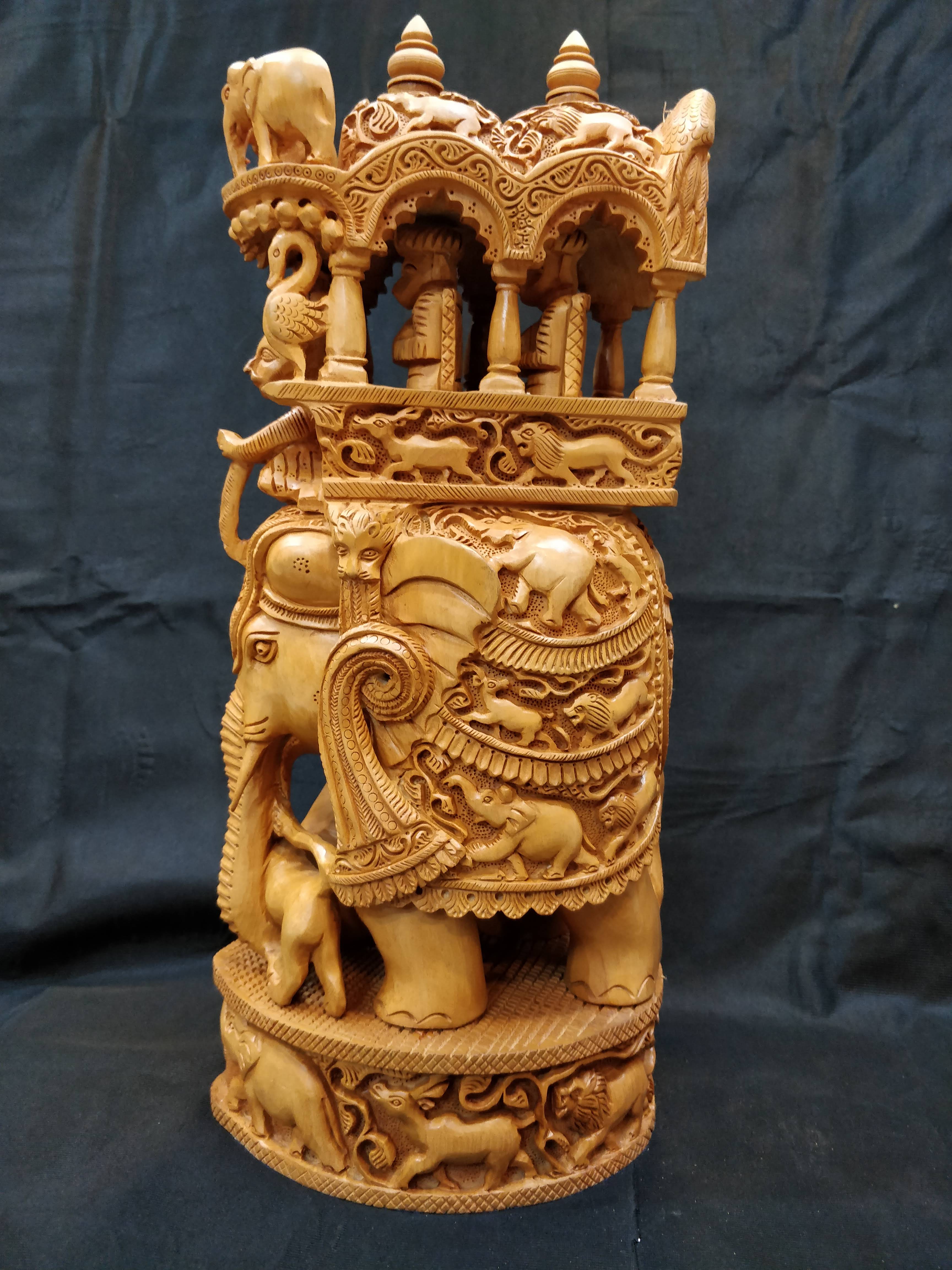 Buy Handmade Wooden Lion Wooden Animal Ornaments Handmade Carving Gifts  Handmade Carving Decoration Birthday Gift Online in India - Etsy