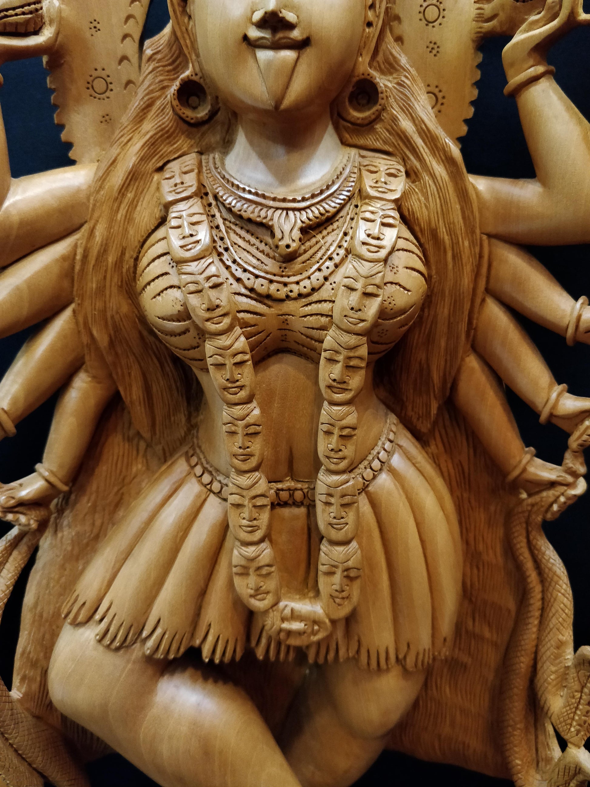 Goddess Kali The Destroyer Statue Figurine Sculpture Decorative