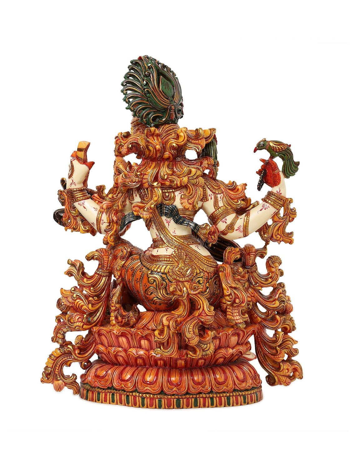 Buy Indian Brass Apsara Sculptures, Statues & Art Online